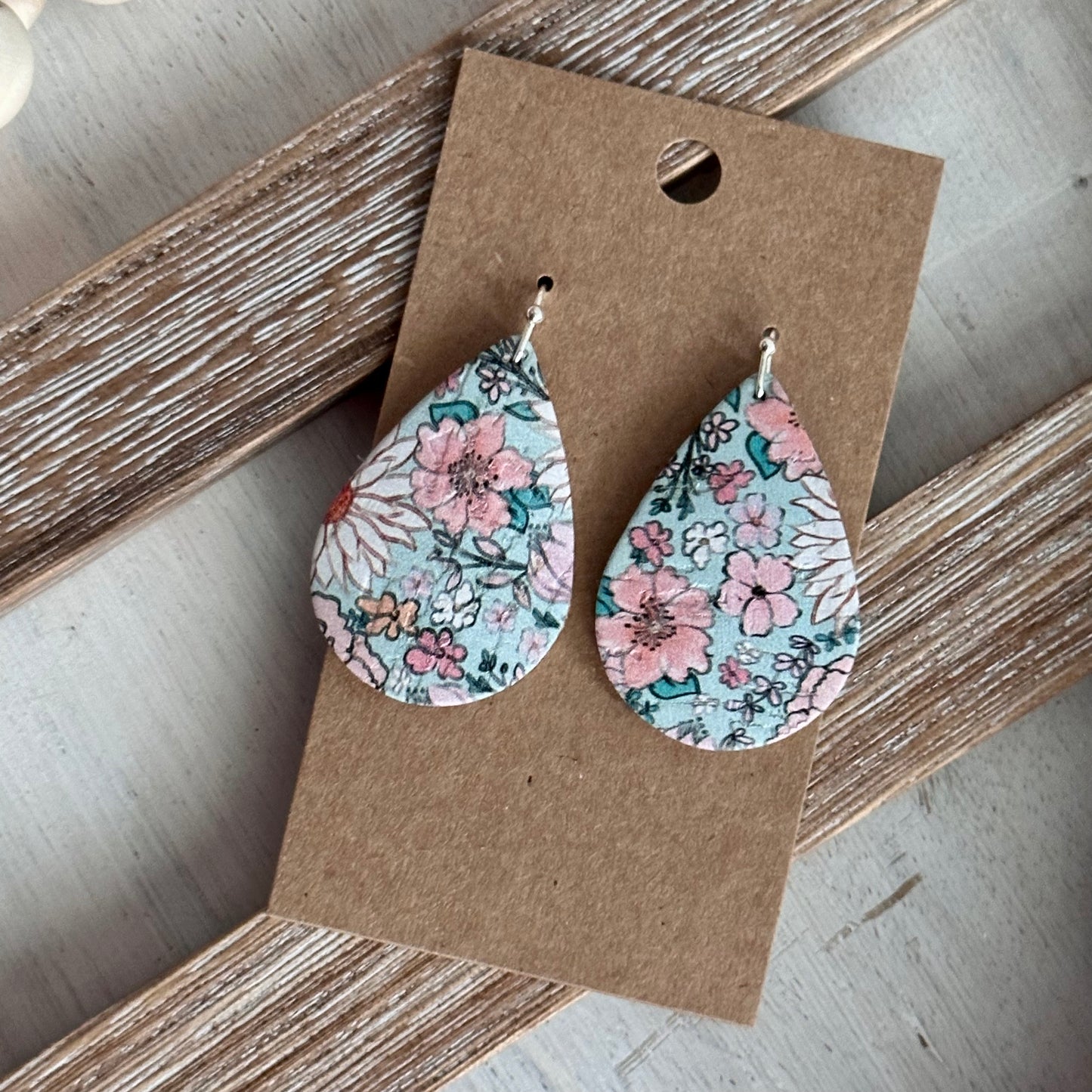 Spring Floral Teardrop