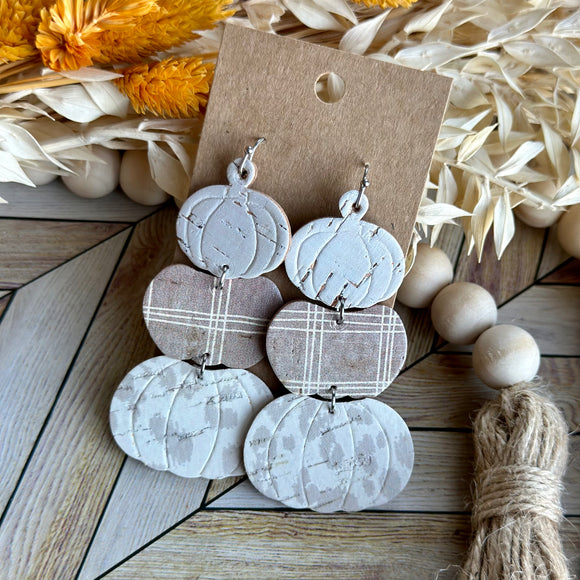 Neutral Pumpkin Stack- Leopard bottom