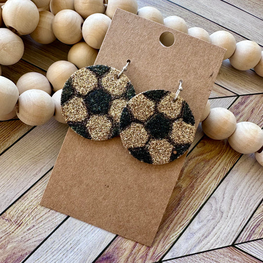 Golf Glitter and Navy Soccer Ball