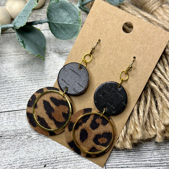 Leopard Stacked Circles