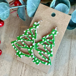 Polkadot Christmas Cutout Tree