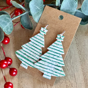 Green Stripe Christmas Tree