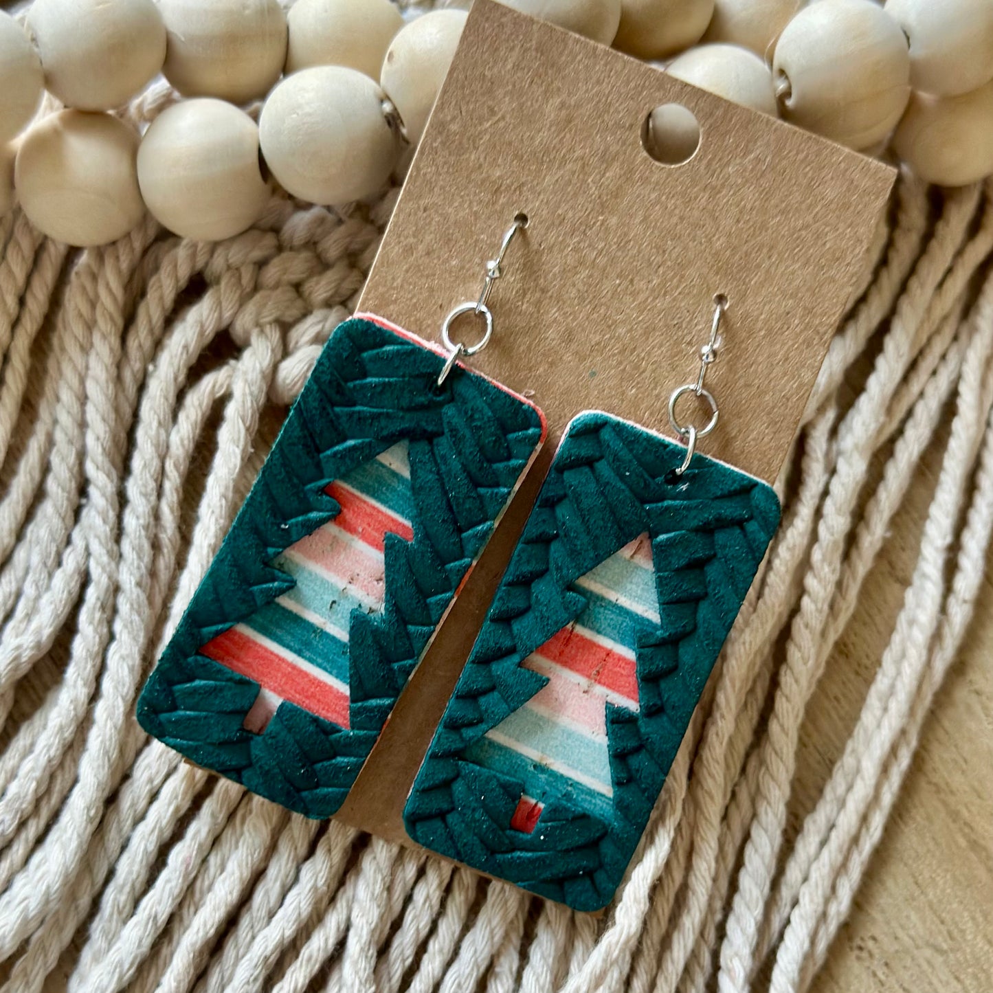 Green and Pink Fun Stripe Tree