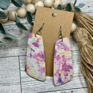 Tie Dye Slanted Drop