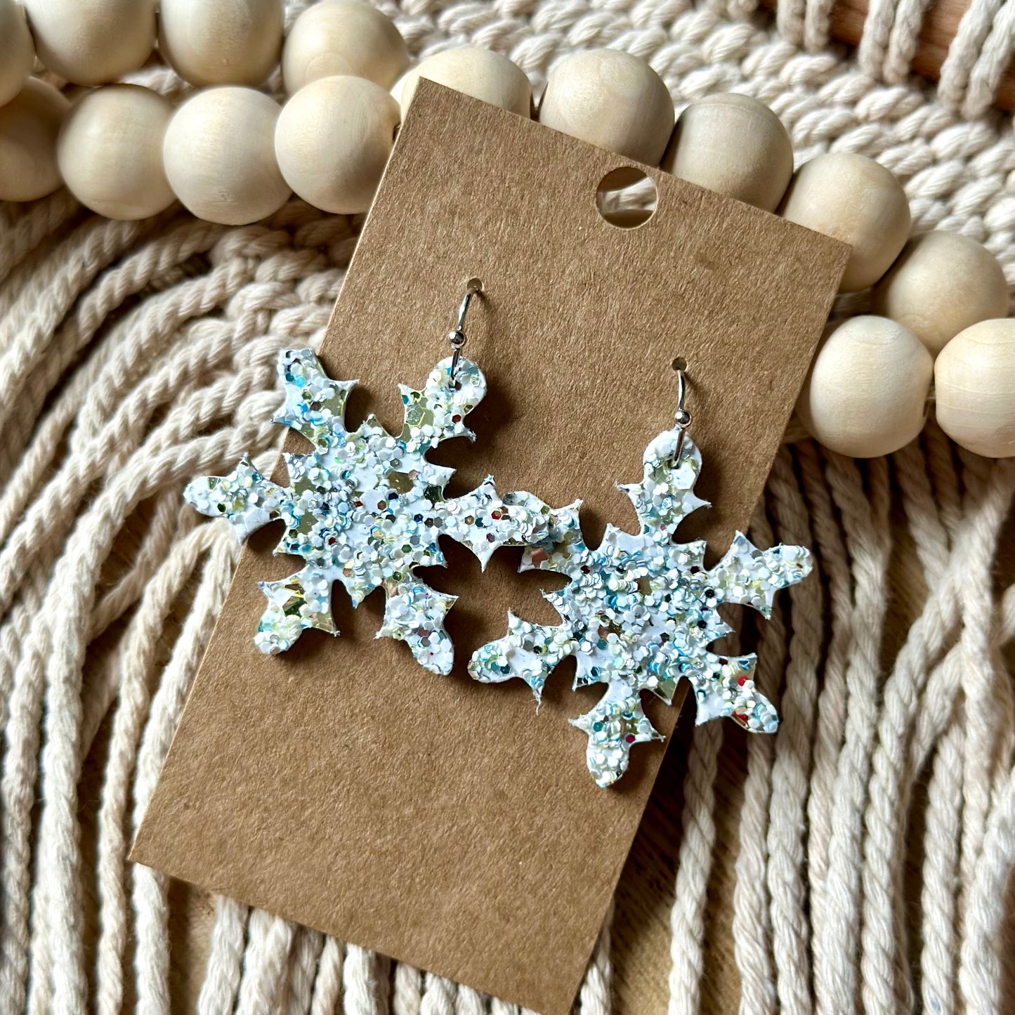 Chunky Glitter Snowflake