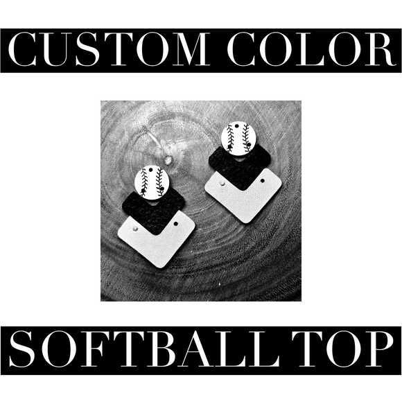 Custom Softball Top Chevron