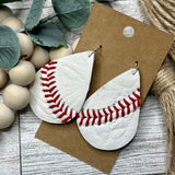 Baseball Stitch Teardrops