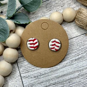 Baseball Stitch Studs