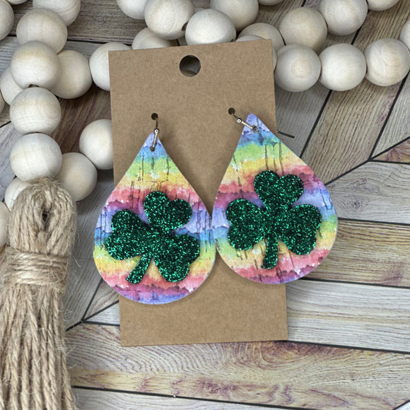 Shamrock Teardrop- Rainbow