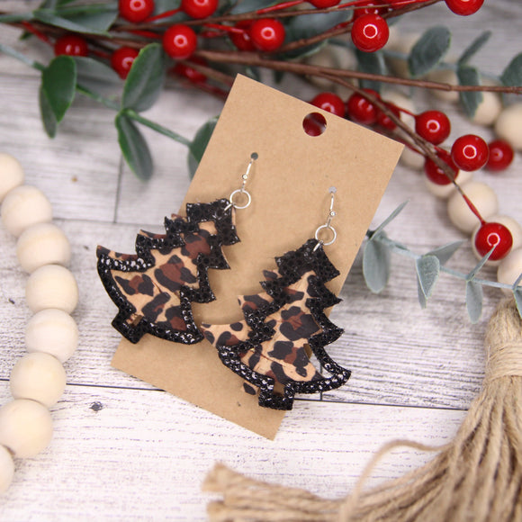 Leopard Outline Trees